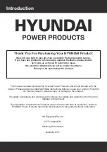 Preview for 2 page of Hyundai HY38-E40 Instruction Manual