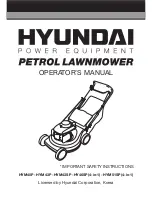 Hyundai HY46SP Operator'S Manual preview