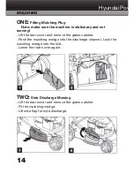 Preview for 14 page of Hyundai HY46SP Operator'S Manual