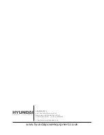 Preview for 28 page of Hyundai HY46SP Operator'S Manual