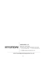 Предварительный просмотр 32 страницы Hyundai HYC6220 User Manual