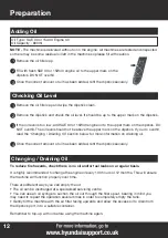 Preview for 12 page of Hyundai HYFT60SP Instruction Manual