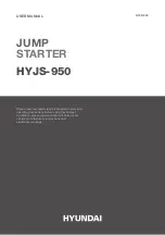 Hyundai HYJS-950 User Manual preview