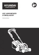 Hyundai HYM40Li420SP Instruction Manual preview