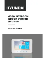 Предварительный просмотр 1 страницы Hyundai HYU-559 Quick Start Manual