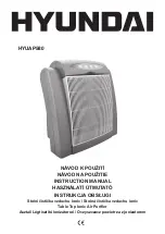 Hyundai HYUAP580 Instruction Manual предпросмотр