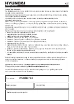 Предварительный просмотр 31 страницы Hyundai HYUCHO 160 Instruction Manual