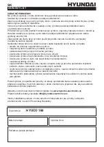 Предварительный просмотр 32 страницы Hyundai HYUCHO 160 Instruction Manual