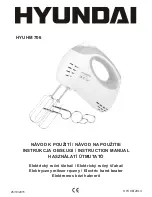 Предварительный просмотр 1 страницы Hyundai hyuhm 706 Instruction Manual