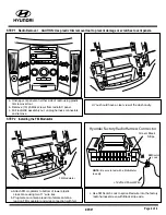 Предварительный просмотр 2 страницы Hyundai HYUNDAI AUXILIARY JACK/FM MODULATO Installation Instructions