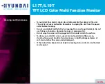 Preview for 8 page of Hyundai ImageQuest L17T User Manual