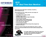 Preview for 6 page of Hyundai ImageQuest Q19 User Manual