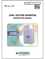 Preview for 1 page of Hyundai J300 series Instruction Manual