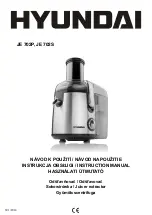 Hyundai JE 702P Instruction Manual предпросмотр