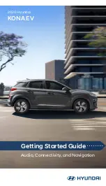 Предварительный просмотр 1 страницы Hyundai Kona ev Getting Started Manual