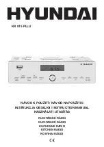 Preview for 1 page of Hyundai KR 815 PLLU Instruction Manual