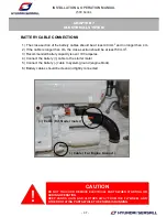 Предварительный просмотр 38 страницы Hyundai L500 SERIES Installation And Operation Manual