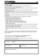 Предварительный просмотр 33 страницы Hyundai LF 270 D Instruction Manual