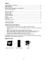 Предварительный просмотр 2 страницы Hyundai LF 410 D Instruction Manual