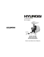 Preview for 1 page of Hyundai MG 118 Alligator Instruction Manual