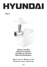 Hyundai MG 611 Instruction Manual preview