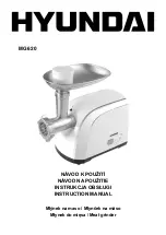 Hyundai MG 620 Instruction Manual preview