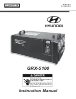 Hyundai Midtronics GRX-5100 Instruction Manual предпросмотр