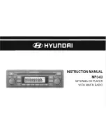 Preview for 1 page of Hyundai MP3-03 Instruction Manual