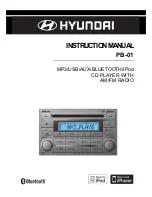 Предварительный просмотр 1 страницы Hyundai PB-01 Instruction Manual