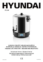 Hyundai PC 222 Instruction Manual preview