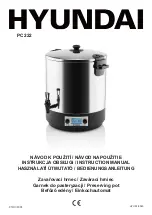 Предварительный просмотр 1 страницы Hyundai PC 222 Instruction Manual