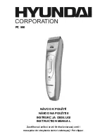 Hyundai PC 550 Instruction Manual preview