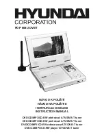 Hyundai PDP 608U DVBT Instruction Manual preview