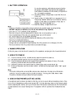 Preview for 12 page of Hyundai PR 120 B/S Instruction Manual