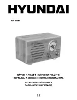 Hyundai RA 410B Instruction Manual preview