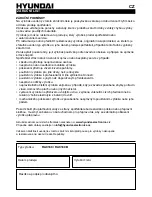 Предварительный просмотр 15 страницы Hyundai RAC180 Instruction Manual