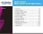 Preview for 4 page of Hyundai S243A User Manual