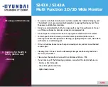 Preview for 7 page of Hyundai S243A User Manual