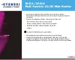 Preview for 8 page of Hyundai S243A User Manual