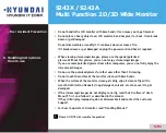 Preview for 9 page of Hyundai S243A User Manual