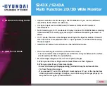 Preview for 10 page of Hyundai S243A User Manual