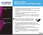 Preview for 14 page of Hyundai S243A User Manual