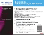 Preview for 24 page of Hyundai S243A User Manual