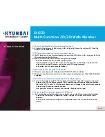 Preview for 13 page of Hyundai S465D User Manual