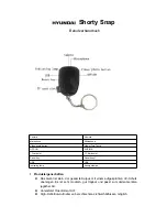 Preview for 9 page of Hyundai Shorty Snap User Manual