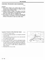 Предварительный просмотр 265 страницы Hyundai Sonata 1991 Shop Manual