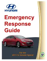 Preview for 1 page of Hyundai Sonata Hybrid 2011-12 Emergency Response Manual