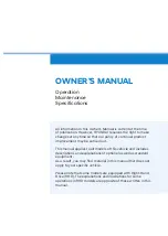 Preview for 1 page of Hyundai Staria US4 2021 Owner'S Manual