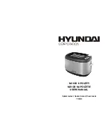 Hyundai TO 801E User Manual preview