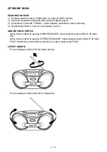 Preview for 34 page of Hyundai TRC 101 ADRSU3 Instruction Manual